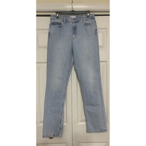 Zara Mom Fit High Rise Spit Hem Jeans Size 4 Tall (30x32) N20